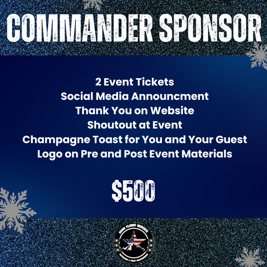 HFH- Fundraising Gala: COMMANDER SPONSOR